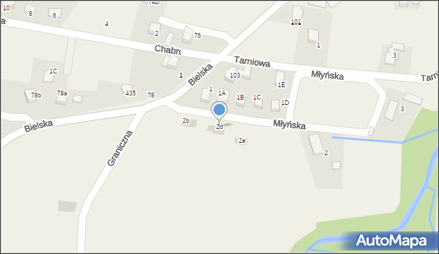 Pisarzowice, Młyńska, 2d, mapa Pisarzowice