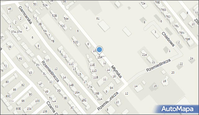 Plewiska, Młyńska, 10A, mapa Plewiska