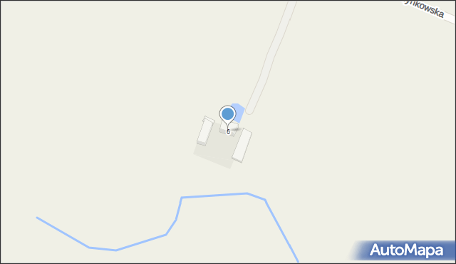 Podrzewie, Młynkowska, 6, mapa Podrzewie