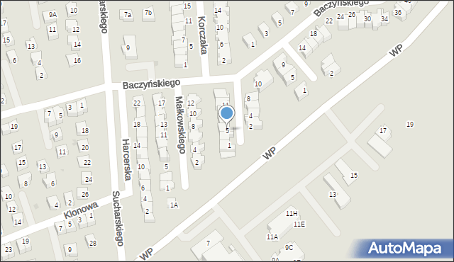 Polkowice, Młodych, 5, mapa Polkowice