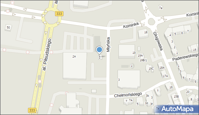 Polkowice, Młyńska, 2, mapa Polkowice