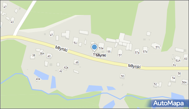 Poniatowa, Młynki, 53, mapa Poniatowa