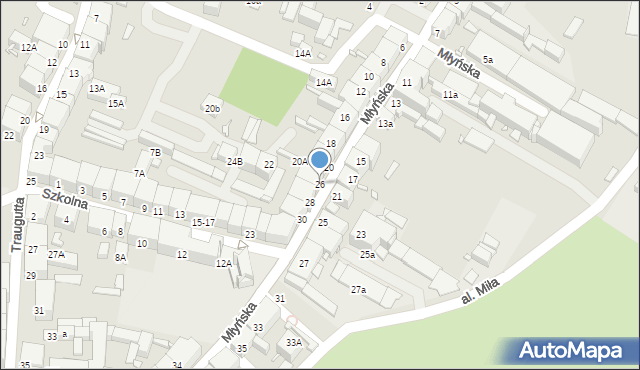 Prudnik, Młyńska, 26, mapa Prudnik