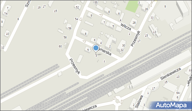 Pruszków, Młynarska, 3, mapa Pruszków
