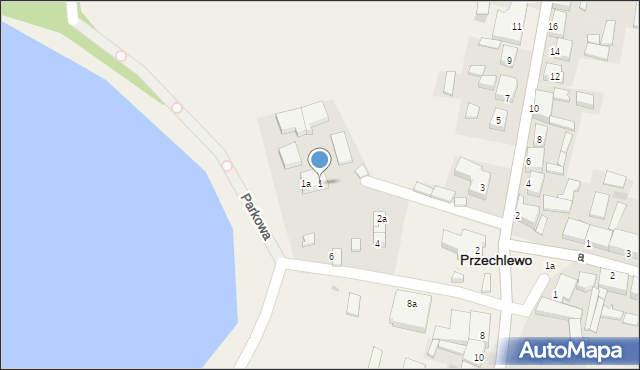 Przechlewo, Młyńska, 1, mapa Przechlewo