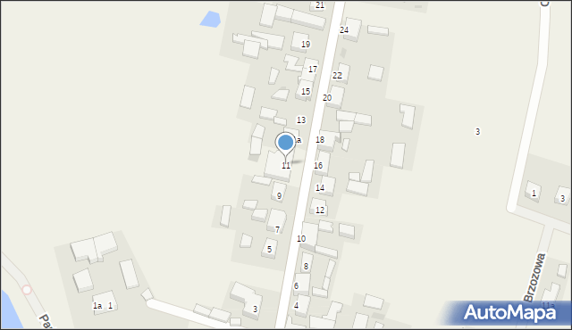 Przechlewo, Młyńska, 11, mapa Przechlewo