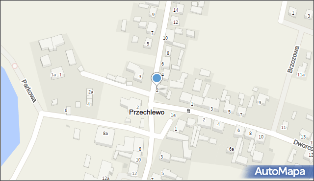 Przechlewo, Młyńska, 2, mapa Przechlewo
