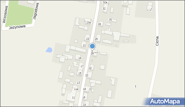 Przechlewo, Młyńska, 24, mapa Przechlewo