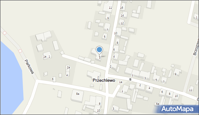 Przechlewo, Młyńska, 3, mapa Przechlewo