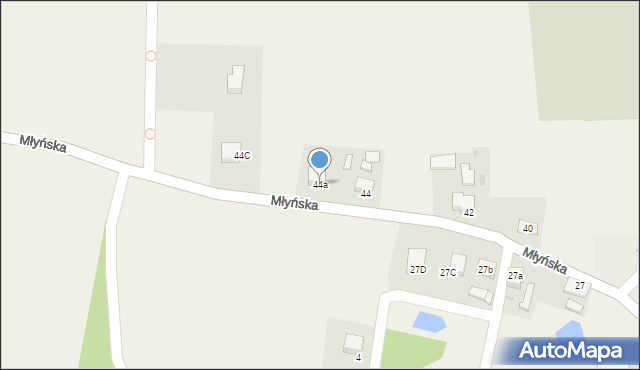 Przechlewo, Młyńska, 44a, mapa Przechlewo