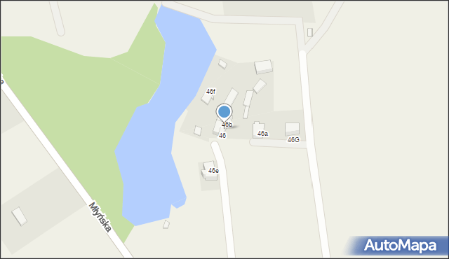Przechlewo, Młyńska, 46c, mapa Przechlewo