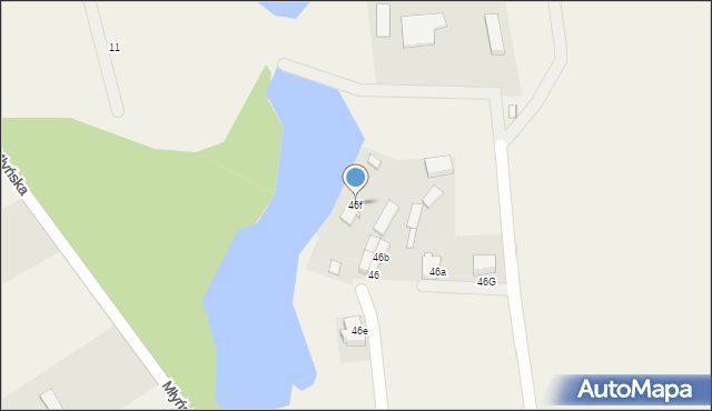 Przechlewo, Młyńska, 46f, mapa Przechlewo