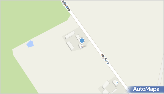 Przechlewo, Młyńska, 49, mapa Przechlewo