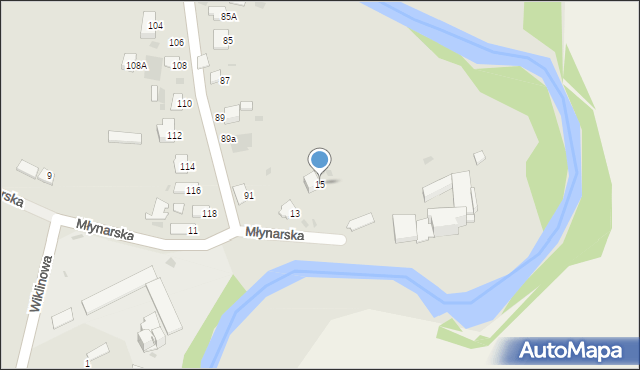 Przemyśl, Młynarska, 15, mapa Przemyśla