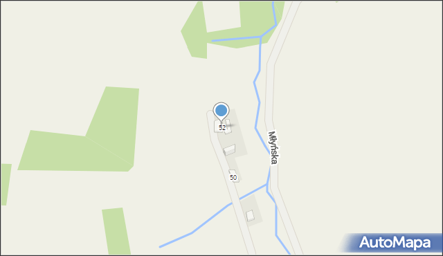 Przysietnica, Młyńska, 52, mapa Przysietnica