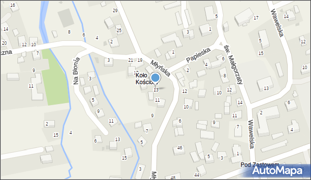 Raciborowice, Młyńska, 13, mapa Raciborowice