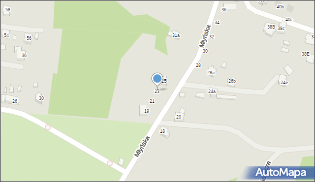 Radlin, Młyńska, 23, mapa Radlin