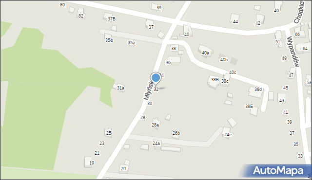 Radlin, Młyńska, 32, mapa Radlin