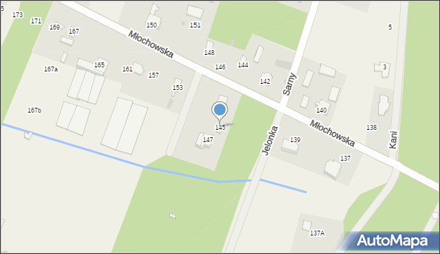 Rozalin, Młochowska, 145, mapa Rozalin