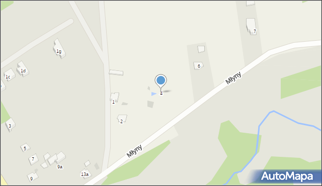 Ruszkowice, Młyny, 4, mapa Ruszkowice
