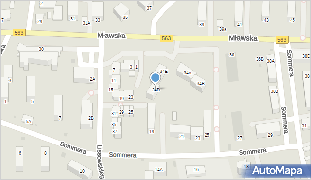 Rypin, Mławska, 34D, mapa Rypin