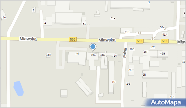 Rypin, Mławska, 46C, mapa Rypin