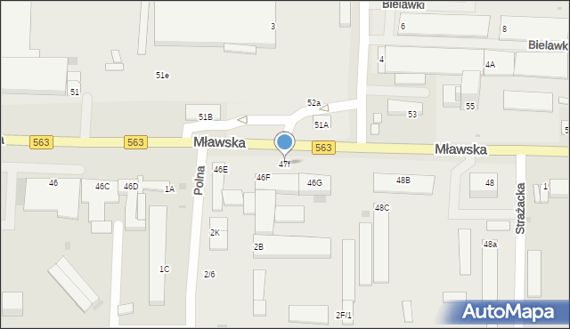 Rypin, Mławska, 47f, mapa Rypin