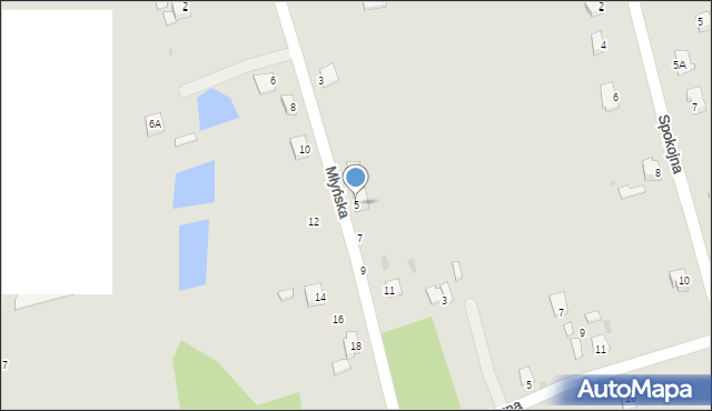 Sandomierz, Młyńska, 5, mapa Sandomierza