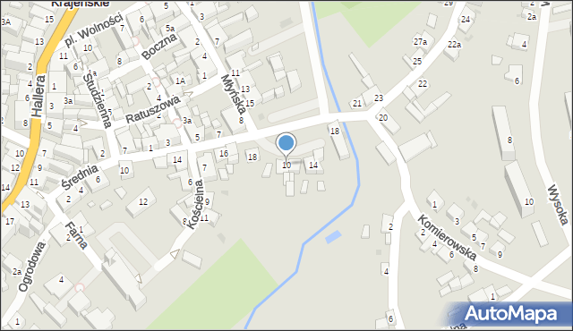 Sępólno Krajeńskie, Młyńska, 10, mapa Sępólno Krajeńskie