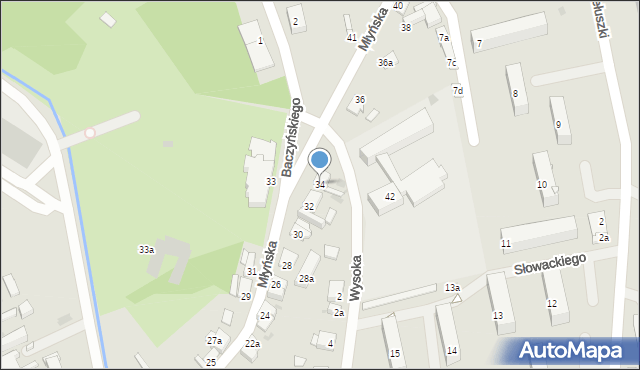 Sępólno Krajeńskie, Młyńska, 34, mapa Sępólno Krajeńskie