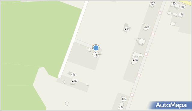 Siemonia, Młyńska, 43c, mapa Siemonia