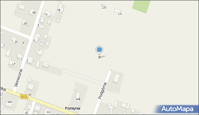 Siemonia, Młyńska, 44h, mapa Siemonia