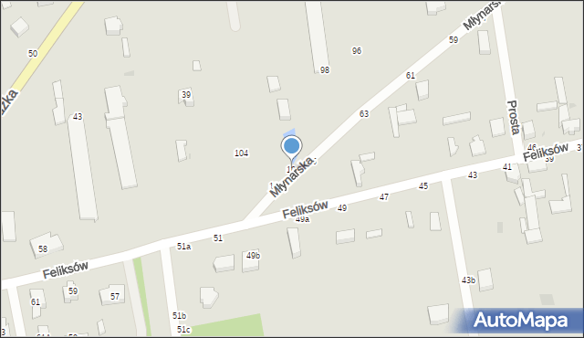 Skierniewice, Młynarska, 100, mapa Skierniewic