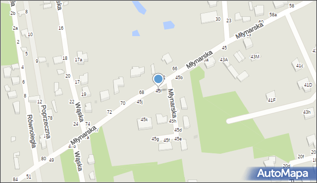 Skierniewice, Młynarska, 45i, mapa Skierniewic