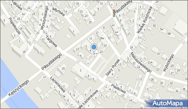 Śrem, Młyńska, 7, mapa Śrem