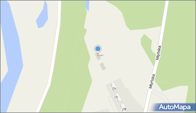 Stare Polichno, Młyńska, 15g, mapa Stare Polichno
