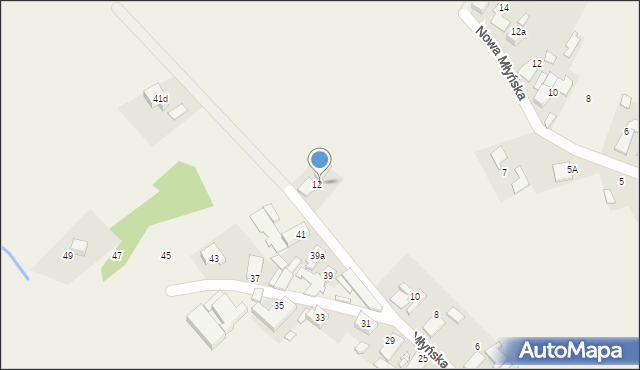 Stare Siołkowice, Młyńska, 12, mapa Stare Siołkowice