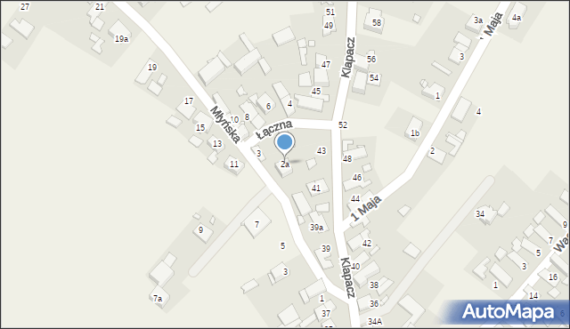 Stare Siołkowice, Młyńska, 2a, mapa Stare Siołkowice