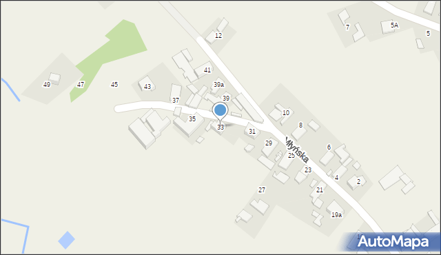 Stare Siołkowice, Młyńska, 33, mapa Stare Siołkowice