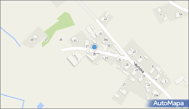 Stare Siołkowice, Młyńska, 35, mapa Stare Siołkowice