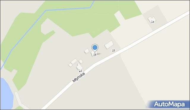 Suchań, Młyńska, 16, mapa Suchań