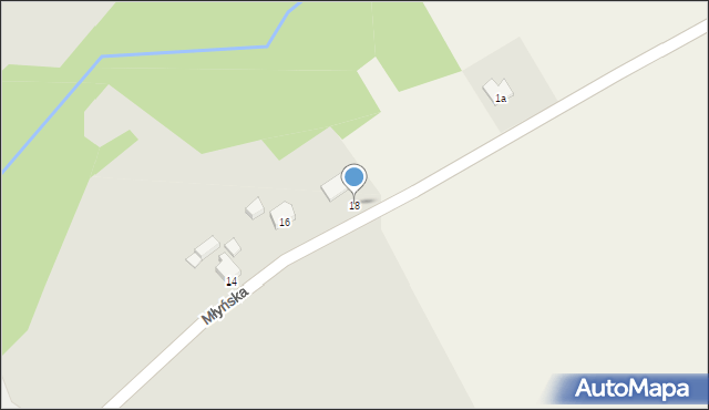 Suchań, Młyńska, 18, mapa Suchań