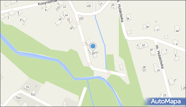 Sułkowice, Młyńska, 14, mapa Sułkowice