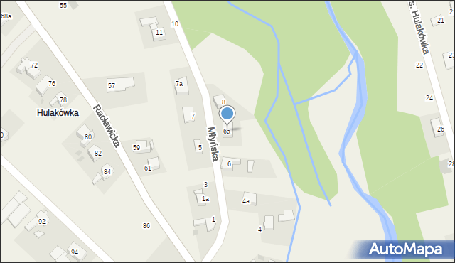 Sułkowice, Młyńska, 6a, mapa Sułkowice