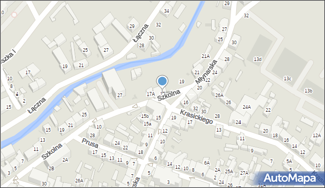 Świebodzice, Młynarska, 17, mapa Świebodzice