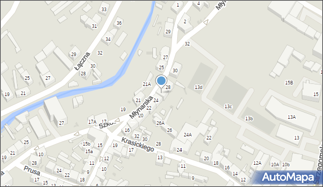 Świebodzice, Młynarska, 26, mapa Świebodzice