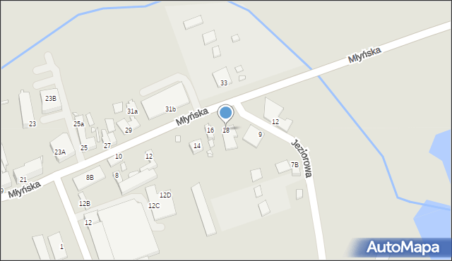 Świebodzin, Młyńska, 18, mapa Świebodzin