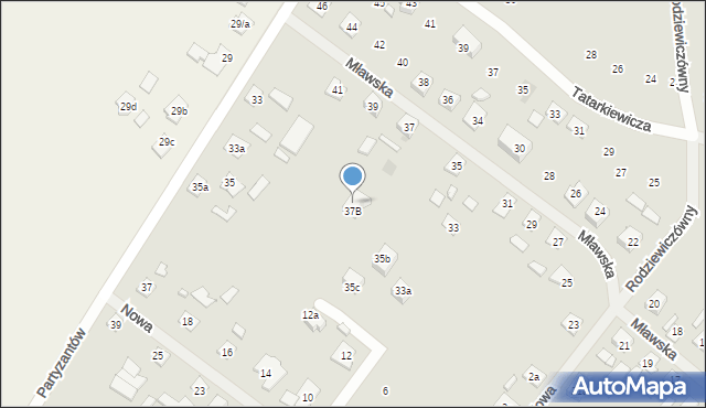 Szczytno, Mławska, 707/4, mapa Szczytno