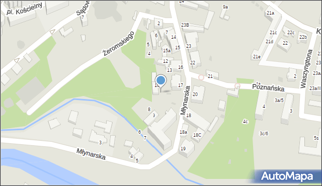 Szprotawa, Młynarska, 11, mapa Szprotawa