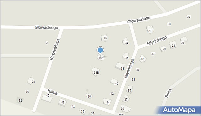 Tczew, Młyńskiego Władysława, ks., 38A, mapa Tczew
